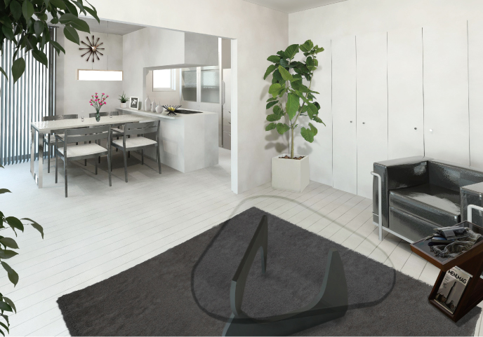Rtype Living dining room