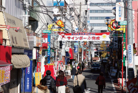 旗の台東口通り商店街