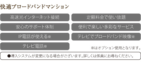 快適ブロードバンドマンション