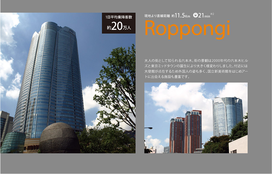 Roppongi 21min
