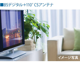 BSデジタル＋110°CSアンテナ