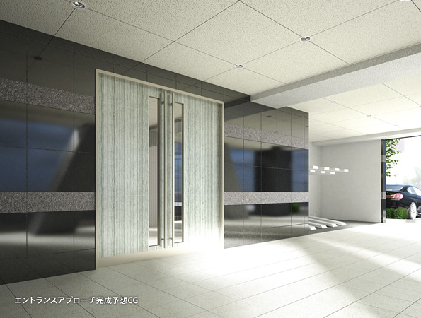 エントランスアプローチ完成予想CG