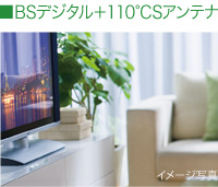 BSデジタル＋110°CSアンテナ